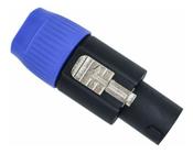 Conector Plug Speakon Tipo Neutrik 4 Polos Macho Sa2x Pro Nf