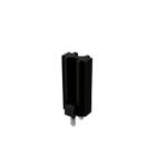 Conector Reto Preto Link (12 Unidades) Rometal