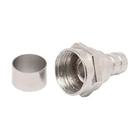 Conector Rg59 De Anilha Pacote com 100 Peças