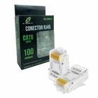 Conector Rj45 Cristal Cat6 Caixa C/ 100 Unidades Xcell