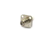 Conector SMA Fêmea Reto Painel Base Quadrada 12,7mm Isolante de 15,2mm - 3005 - Gav 81 - KLC - Multcomercial