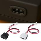 Conector Usb-c Fêmea Tipo C Com Fios Para Soldar