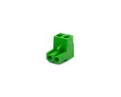 Conector Verde Multipolar AKZ950.02 Fêmea de 2 Vias - Passo 5,08mm - Phoenix Mecano