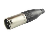 Conector Xlr Canon Macho Amphenol 3 Vias Ac3mm