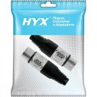 Conector XLR Fêmea 3 Pólos Niquelado HX009F HYX - PCT / 2