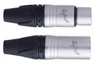 Conector XLR Macho / Fêmea Balanceado Tiaflex - 10 pçs