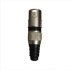 Conector XLR Macho Niquelado Q 34 BK M - CSR