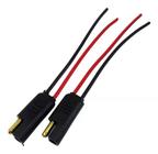 Conectores 2 Vias Com Fio De 1,5mm Plug Para Caixa