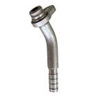 Conexão Ar Cond 45º Graus Radial Block Fitting 10mm Alumínio