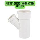 Conexões de Esgoto 100mm 4" Branco/Cotovelo/Luva/Tee/Caps/Junção/Luva de Correr/Redução