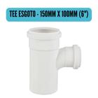 Conexões de Esgoto 150mm 6" Branco/Cotovelo/Luva/Tee/Caps/Junção/Luva de Correr/Redução