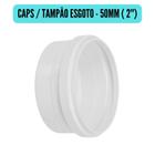 Conexões de Esgoto 50mm 2" Branco/Cotovelo/Luva/Tee/Caps/Junção/Luva de Correr/Redução