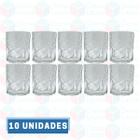 Conj. 10 Copo de Vidro de Whisky - 330ML - Doses Bar Drinks