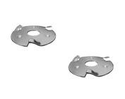 CONJ Com 2 FLANGES Para Escovas Para Enceradeiras Cleaner, Allclean e Bandeirantes Entre Outras De 270 a 350 Mm