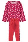 Conj Fem - Moletom Floral - Maydu Kids