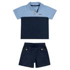 Conj. Infantil c/ Camisa Polo Bermuda Ref. 70092 Colorittá