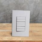 Conj interruptor 6 teclas slim fina placa 4x2 c paralelo