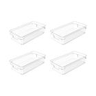 Conj Organizador Clear Natural 4PCS 30 x 15 x 7 KTE 052 - OU