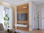 Conj Painel Ripado Mod.1412 Freijo/Off White Matte Niagara Colibri