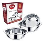 Conjunto 03 Bowl Em Aço Inox Tigela Multiuso Cozinha - CLINK