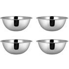 Conjunto 04 Bowl 20cm Em Aço Inox Tigela Multiuso Cozinha