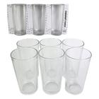 Conjunto 06 Copos de Vidro Londres 240ml para Suco Agua Refrigerante Restaurante Bar Hotel Pousada - Praticasa