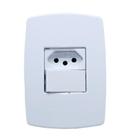 Conjunto 1 Interruptor Simples + 1 Tomada 20a Perola 1803221