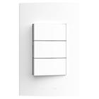 Conjunto 1 Interruptor Simples + 2 Interruptores Paralelos 10a 250v~ com Placa 4x2 Inova Pro Alumbra