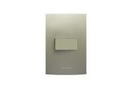 Conjunto 1 Interruptor Simples 4X2 Champagne 85436 Alumbra