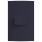 Conjunto 1 Interruptor Simples 4x2 Preto Fosco 85736 Alumbra