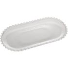 Conjunto 12 Travessas de Cristal Pearl Wolff 30x15x2cm Oval para Servir Decorar