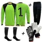 Conjunto 1Camisa 1Calca 1Meia 1Luva Goleiro vrd popular - Lince