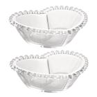 Conjunto 2 Bowls Cristal Coração Pearl 15 cm - Wolff