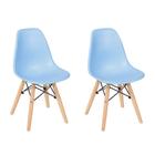 Conjunto 2 Cadeiras Eiffel Infantil Azul