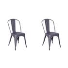 Conjunto 2 Cadeiras Tolix Iron - Design - Cinza