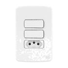 Conjunto 2 Interruptor Simples + 1 Tomada 20a 250v Compose