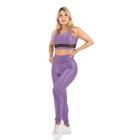 Conjunto 2 Peças Academia Tule Femininos Grosso Moda Fitness 2024