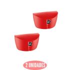 Conjunto 2 Saleiros Solido Vermelho 500ml UZ Livre de BPA