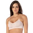 Conjunto 2 Top Sutiã G Academia Esportes Com Alça Poliamida Macia Nude Keeper