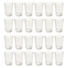 Conjunto 24 Copos de Vidro 200ML Tranparentes e Resistentes