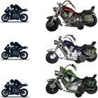 Conjunto 3 Brinquedos De Motos Para Seu Filho Ideal Para Presente Dia Das Crianças Com Garantia