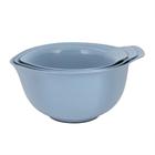 Conjunto 3 Tigelas Bowls Saladeira Cozinha Azul KitchenAid