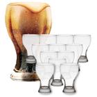 Conjunto 30 Copos para Chopp Brahma 430ml Vidro Jogo Bar Casa Barato Cerveja Suco Agua - LotusGlass