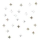 Conjunto 35 Estrelas Espelhadas Acrilico Decorativo Infantil