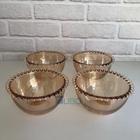 Conjunto 4 Bowl Fundo de Cristal Ambar Wolff Pearl