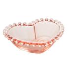 Conjunto 4 Bowls Cristal Coração Pearl Rosa Wolff - Rojemac