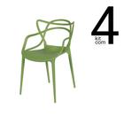 Conjunto 4 Cadeiras Allegra - Verde