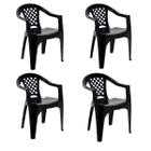 Conjunto 4 Cadeiras de Plástico para Bar Polipropileno ECO Iguape - Tramontina
