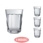 Conjunto 4 Copos Dose Americano 45ml Shot Cachaça Nadir - NADIR FIGUEIREDO