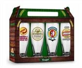 Conjunto 4 Copos Munich Sátiras Cervejas Nacionais 200ml Brasfoot